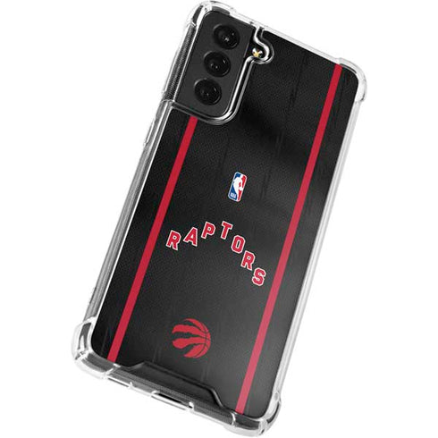 NBA Toronto Raptors Jersey Galaxy S21 FE Clear Case